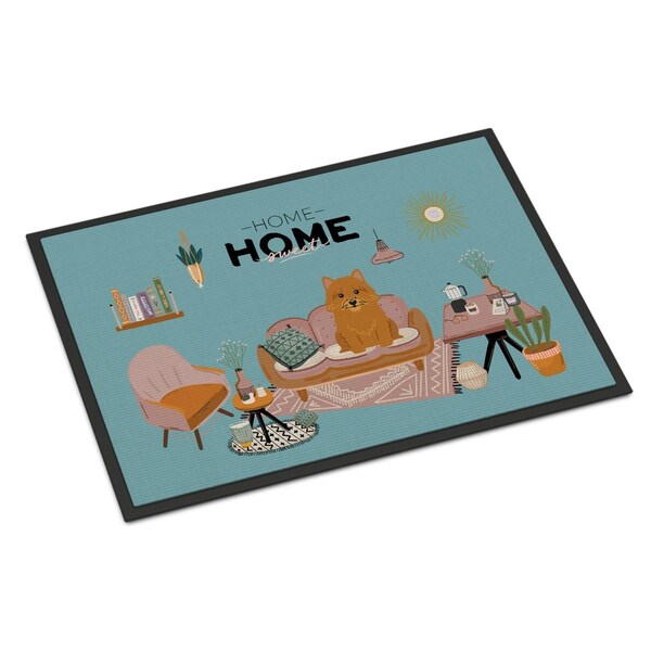 Carolines Treasures 18 x 27 in. Norwich Terrier Sweet Home Indoor or Outdoor Mat CK7865MAT - main
